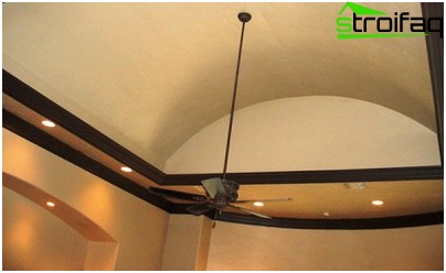 Plafond voûté du Moyen Âge