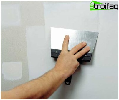 Préparation de la surface du mur