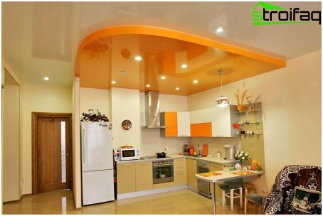 Plafond tendu pour la cuisine