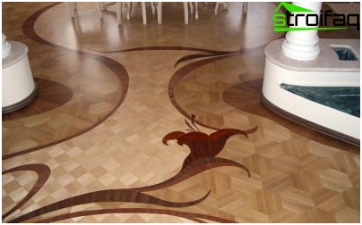 Revêtement de sol contemporain - parquet d'art