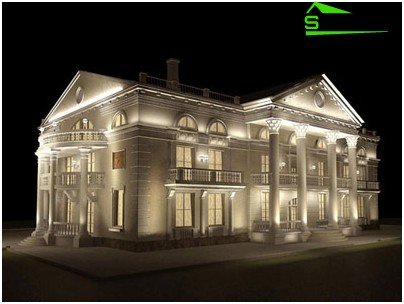 L'éclairage de fond est typique des théâtres et des palais