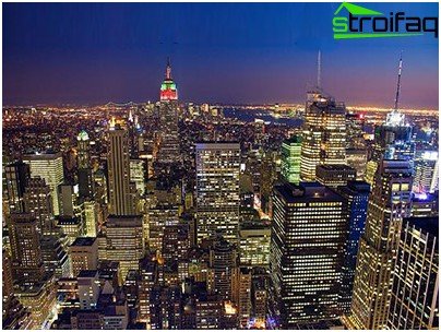 Vue aérienne de Manhattan