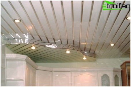 Plafond à deux niveaux