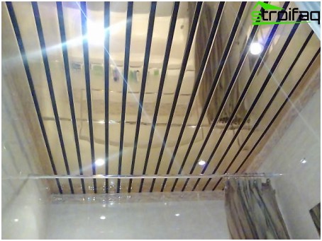 plafond en rack miroir