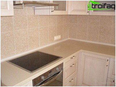 Options pour la pose de carreaux dans la cuisine