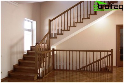 Quelques étapes en forme d'éventail au lieu de