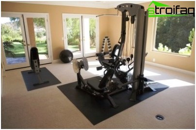 Le gymnase à domicile doit être bien ventilé