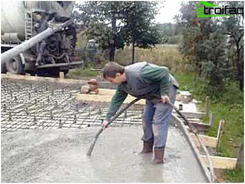 Faire une fondation de dalle de vos propres mains