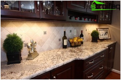 Options pour la pose de carreaux dans la cuisine