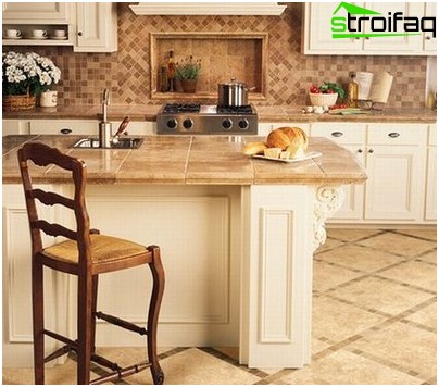 Méthode de pose de carreaux combinée