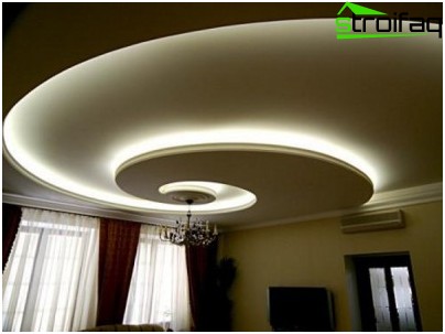 Plafond tendu rétro-éclairé