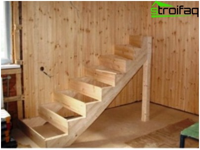 Escalier loft avec ses propres mains en bois Escalier loft avec ses propres mains en bois