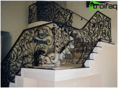 Escalier en fer forgé