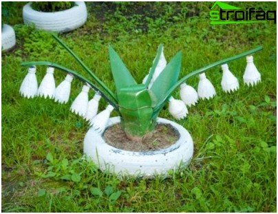 fleurs de bouteilles en plastique