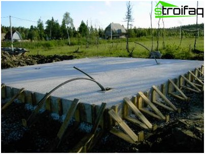 Coffrage de fondation flottante