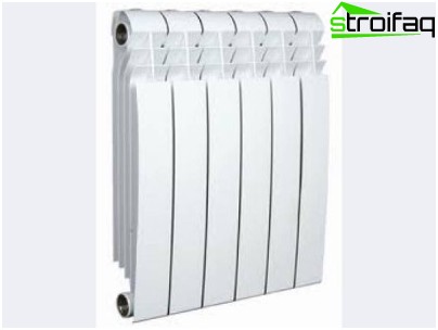 Radiateur chauffant bimétallique