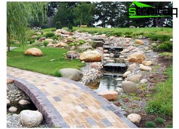 ruisseau - une excellente alternative à un étang décoration de jardin