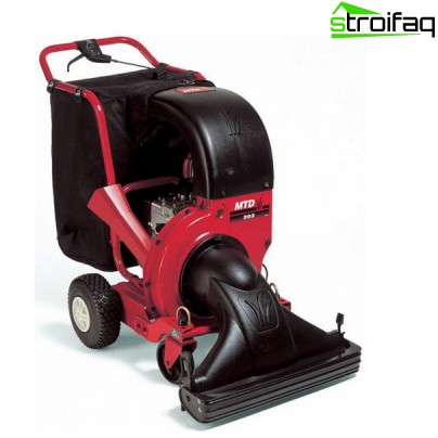 Aspirateur de jardin nettoyage du site