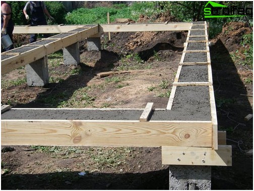 Le montage du grillage est une étape importante dans la construction d'une fondation de colonne Le montage du grillage est une étape importante dans la construction d'une fondation de colonne