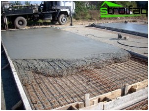 Dalle de béton armé monolithique