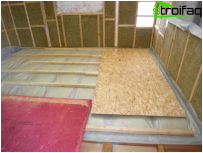 Matériaux en feuille - plancher rugueux