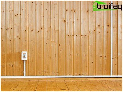 Câblage ouvert dans la maison Câblage ouvert dans la maison