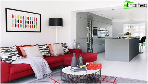 Cuisine combinée avec salon - 02 Cuisine combinée avec salon - 02