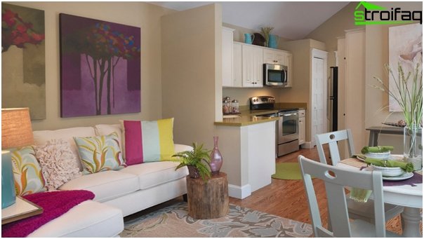 Cuisine combinée avec salon - 03 Cuisine combinée avec salon - 03