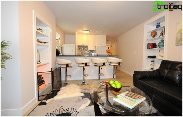 Cuisine combinée avec salon - 06 Cuisine combinée avec salon - 06