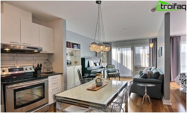 Cuisine combinée avec salon - 07 Cuisine combinée avec salon - 07