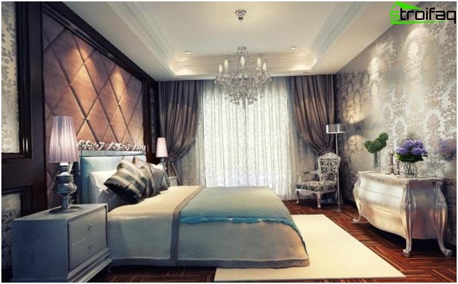 Design de plafond dans la chambre