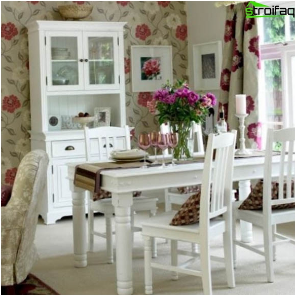 Papier peint pour la cuisine dans le style provençal Papier peint pour la cuisine dans le style provençal