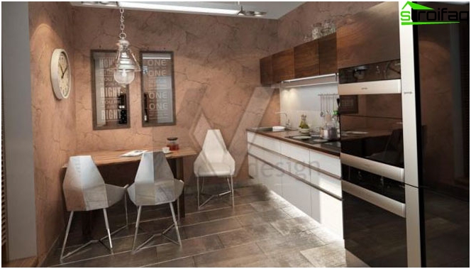 Papier peint photo pour la cuisine dans le style loft Papier peint photo pour la cuisine dans le style loft