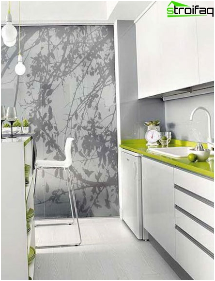 Papier peint gris pour la cuisine Papier peint gris pour la cuisine