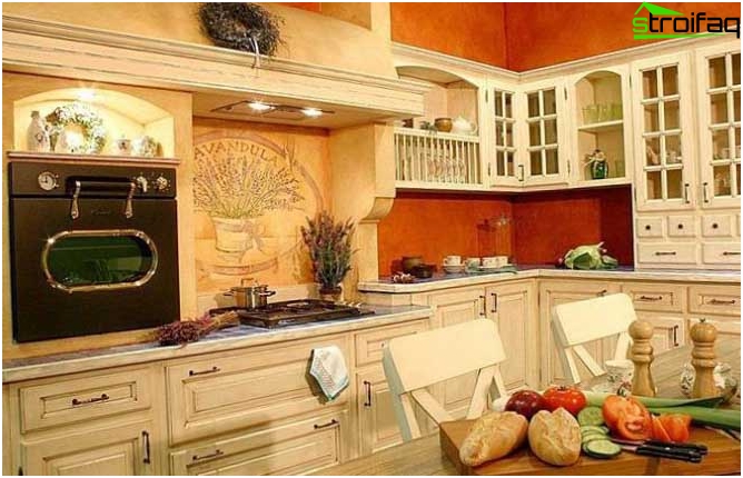 Papier peint orange pour la cuisine Papier peint orange pour la cuisine