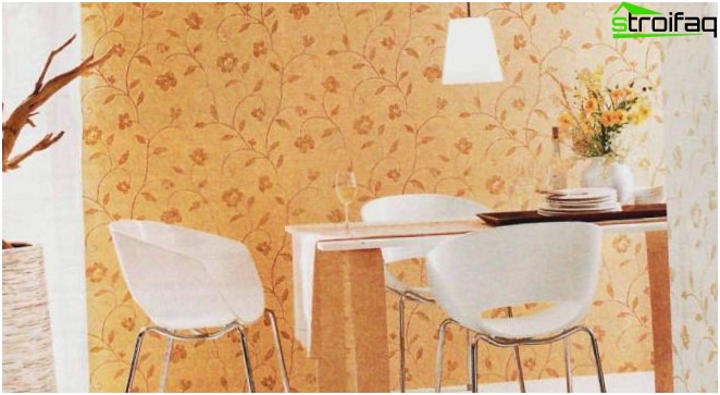 Papier peint orange pour la cuisine Papier peint orange pour la cuisine