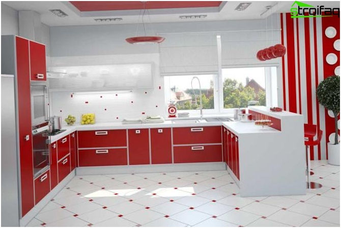 Papier peint blanc pour la cuisine Papier peint blanc pour la cuisine