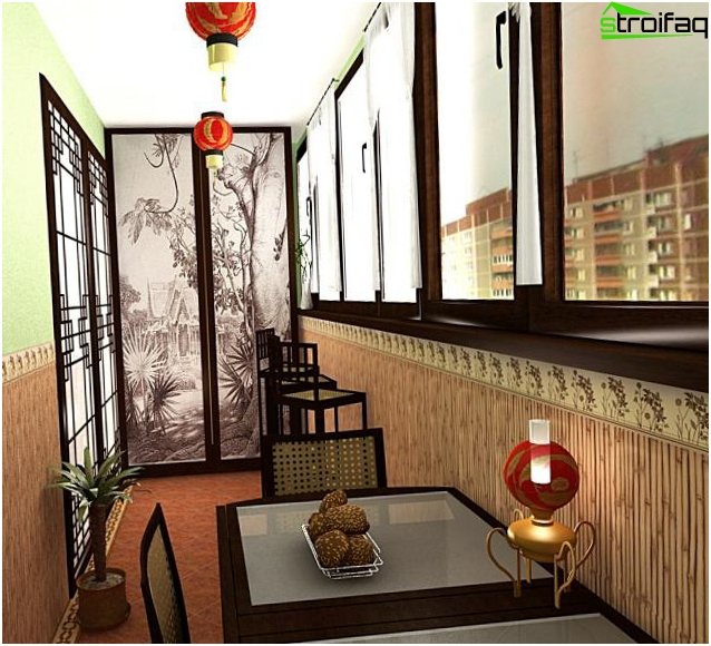 Balcon de style japonais Balcon de style japonais