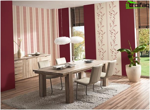 Papier peint combiné pour la cuisine Papier peint combiné pour la cuisine