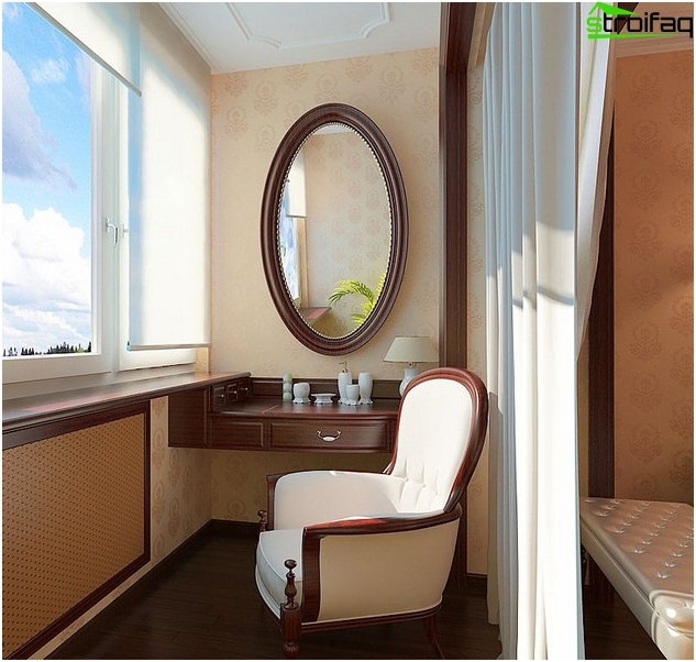 L'intérieur du balcon à Khrouchtchev L'intérieur du balcon à Khrouchtchev