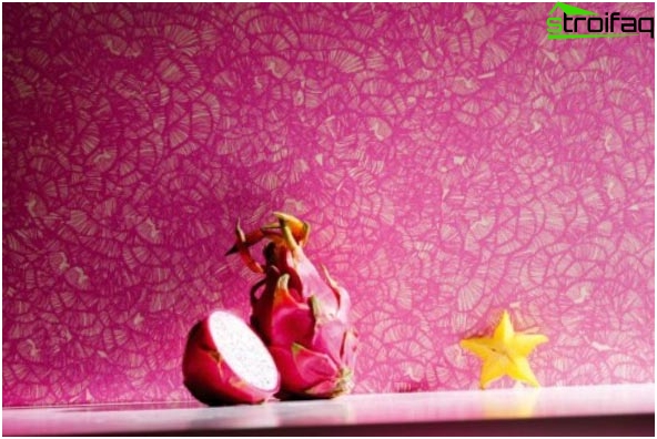 Papier peint à la mode dans la cuisine Papier peint à la mode dans la cuisine