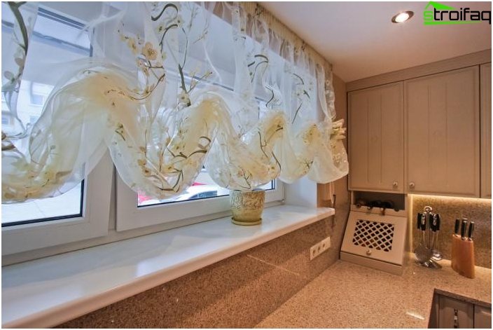 Beau design de rideaux pour la cuisine - photo Beau design de rideaux pour la cuisine - photo