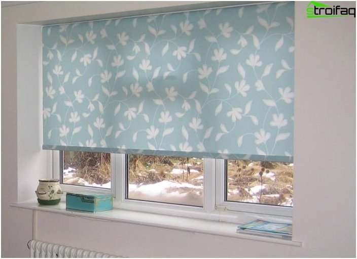 Stores romains et volets roulants dans le salon 2 Stores romains et volets roulants dans le salon 2