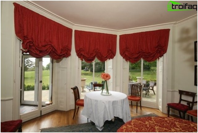 Conception de rideau autrichien - photo Conception de rideau autrichien - photo