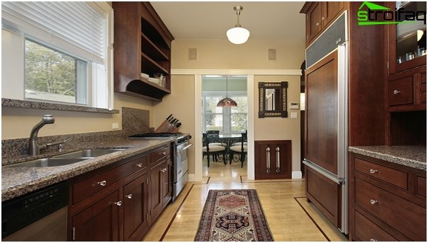 Meubles de cuisine d'Ikea ​​(disposition parallèle) - 1