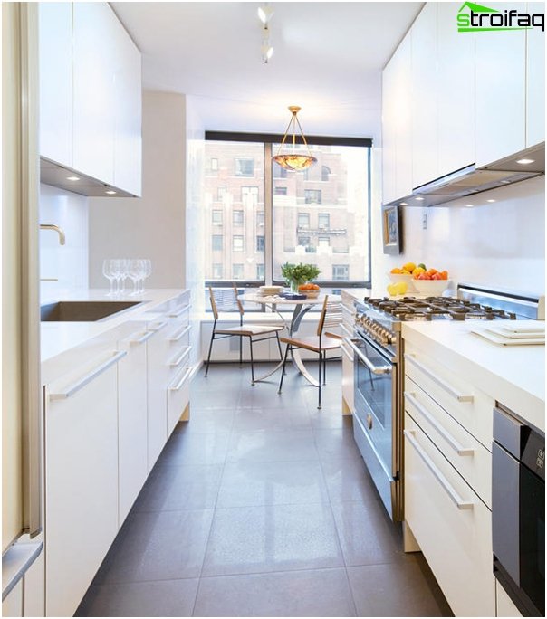 Meubles de cuisine d'Ikea ​​(disposition parallèle) - 2