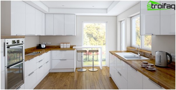 Les meubles de cuisine d'Ikea ​​(blanc) - 2