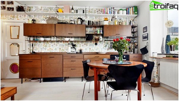 Cuisine en bois d'Ikea ​​- 1