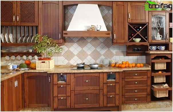 Cuisine en bois d'Ikea ​​- 3