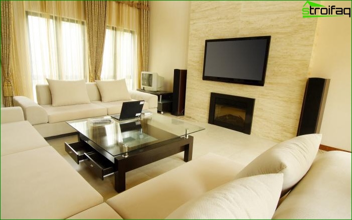 Conception de papier peint photo pour la salle